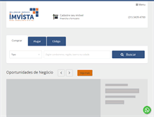 Tablet Screenshot of milleniumimoveis.com.br